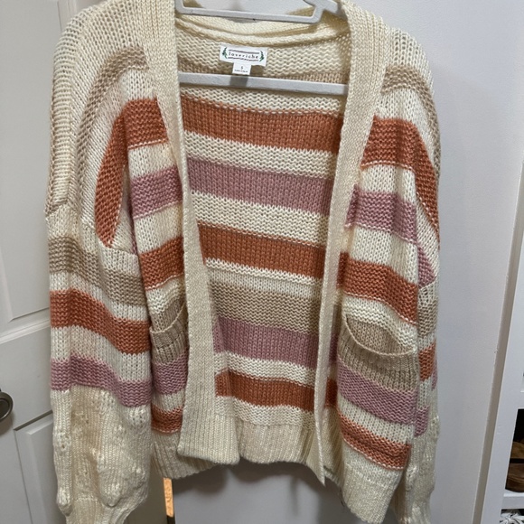 Loveriche striped cardigan - size S - Picture 1 of 6